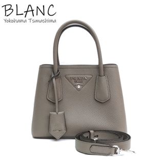 PRADA - 未使用 PRADA ヴィッテロダイノ レザー バッグ ネイビー PRADA - 未使用 PRADA ヴィッテロダイノ レザー バッグ ネイビー