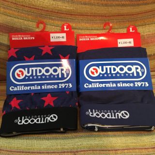 アウトドア(OUTDOOR)の【新品】OUT DOOR メンズパンツ（2枚組）(ボクサーパンツ)