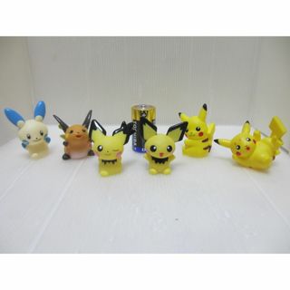 ポケモン(ポケモン)の【ポケモン指フィギュア】　ピカチュー系　6体　任天堂　BANDAI　(アニメ/ゲーム)