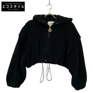 パトゥ ブラック クロップドボアパーカー  22AーJE056ー9984 36(その他)