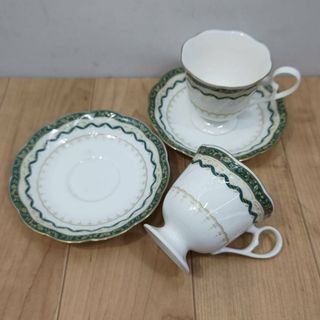 ゴライコー(GoLike-o)のS91916  ナルミ カップ＆ソーサー 2客揃 ペアカップ  陶器 (食器)