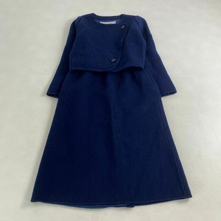 イヴサンローラン(Yves Saint Laurent)のイヴサンローランスーツセットアップ　ノーカラー　クロップド　ダブルフェイス(スーツ)