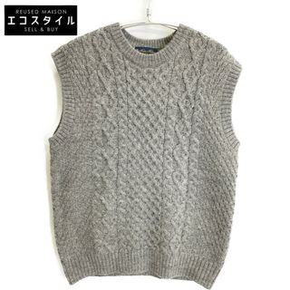 ブルックスブラザーズ(Brooks Brothers)のブルックスブラザーズ 100211894 ｸﾞﾚｰ ﾌﾞﾘﾃｨｯｼｭｳｰﾙ ｹｰﾌﾞﾙ ｸﾙｰﾈｯｸﾍﾞｽﾄ M(ベスト)