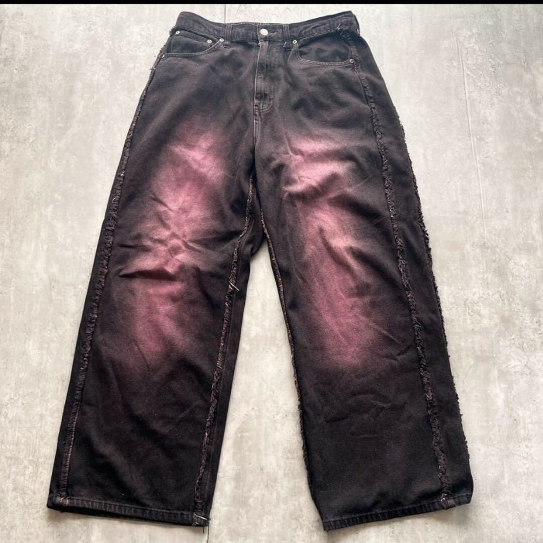 パンツ archive grunge fade buggy denim punk y2k archive grunge fade buggy denim punk y2k