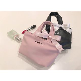 MILK - MILK ミルク オープンショルダー ドット柄 ワンピース MILK - MILK ミルク オープンショルダー ドット柄 ワンピース