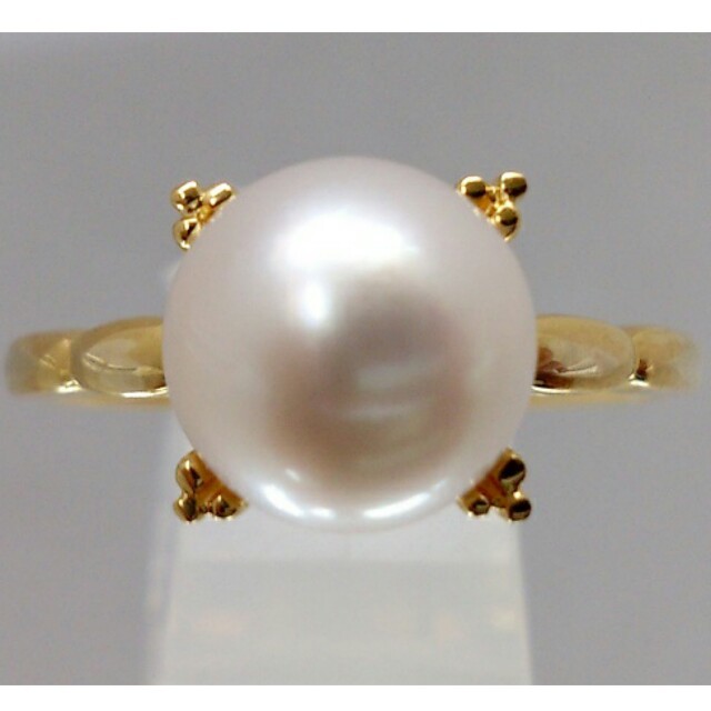 ✴K14YG✴ 指輪 MIKIMOTO ミキモトジュエリー パールリング 12号 レディースのアクセサリー(リング(指輪))の商品写真