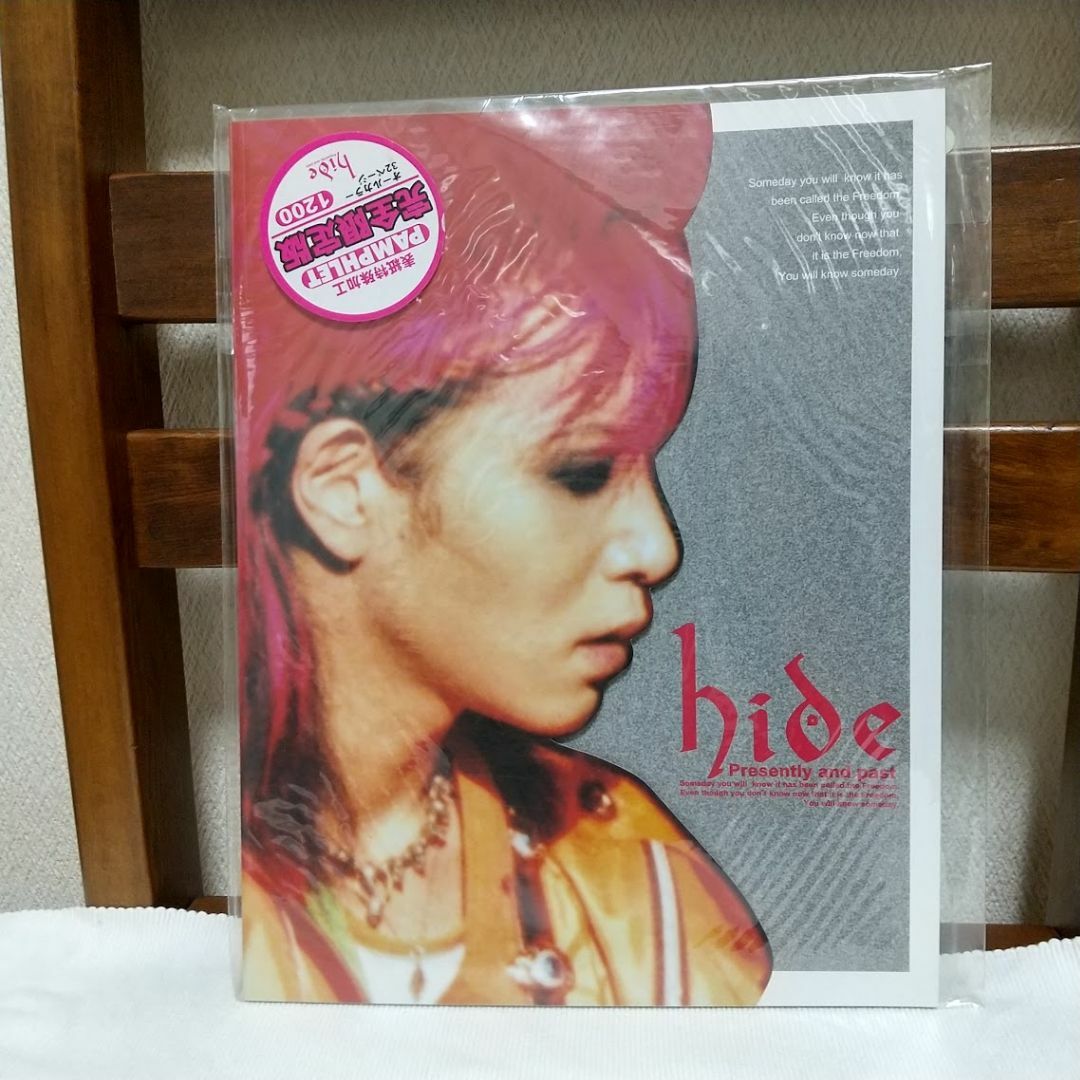 hide presently and past 完全限定版 パンフレット