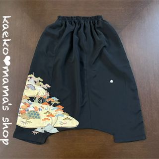 着物リメイク 留袖からパンツスーツ 3点セットの通販 by のんな 着物リメイク 留袖からパンツスーツ 3点セットの通販 by のんな