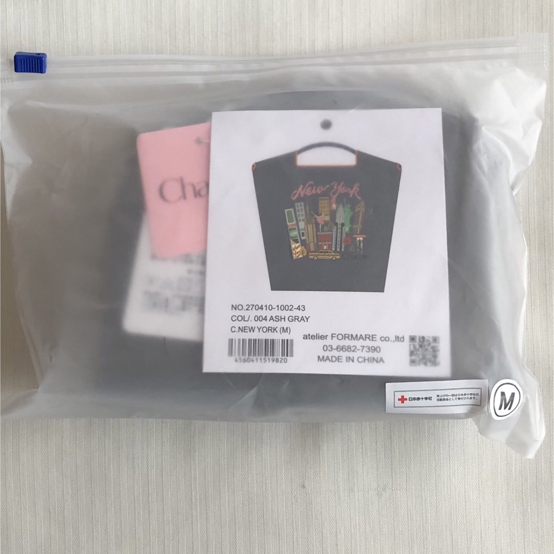 CHACOTT(チャコット)のボールアンドチェーン チャコット ニューヨーク グレー Mサイズ レディースのバッグ(エコバッグ)の商品写真