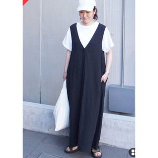 ジャーナルスタンダード】新品 リネンポプリンワンピース ひざ丈