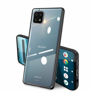 AQUOS sense6-sense6s ケース クリア 全面保護 SH-54B(その他)