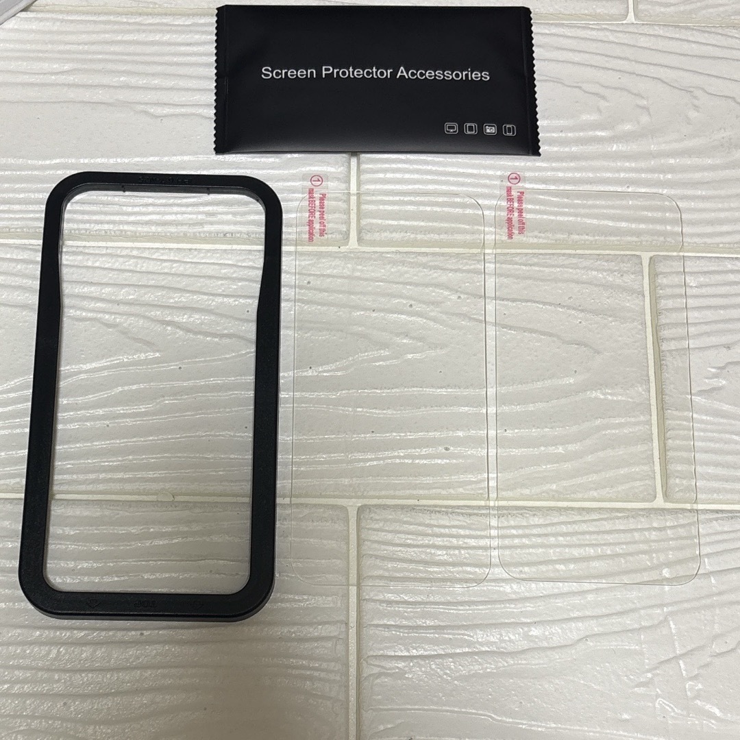 iPhone 15 Plus 全面保護 ガラスフィルム 強化ガラス 硬度9H スマホ/家電/カメラのスマホアクセサリー(保護フィルム)の商品写真