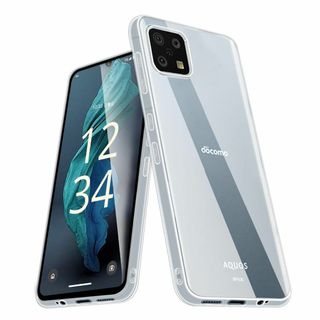 AQUOS Sense6 ケース Sense6s 耐衝撃 クリア SHG07 S(その他)