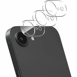 【3枚セット】iPhone 16e カメラフィルム 日本旭硝子素材 強化ガラス(保護フィルム)
