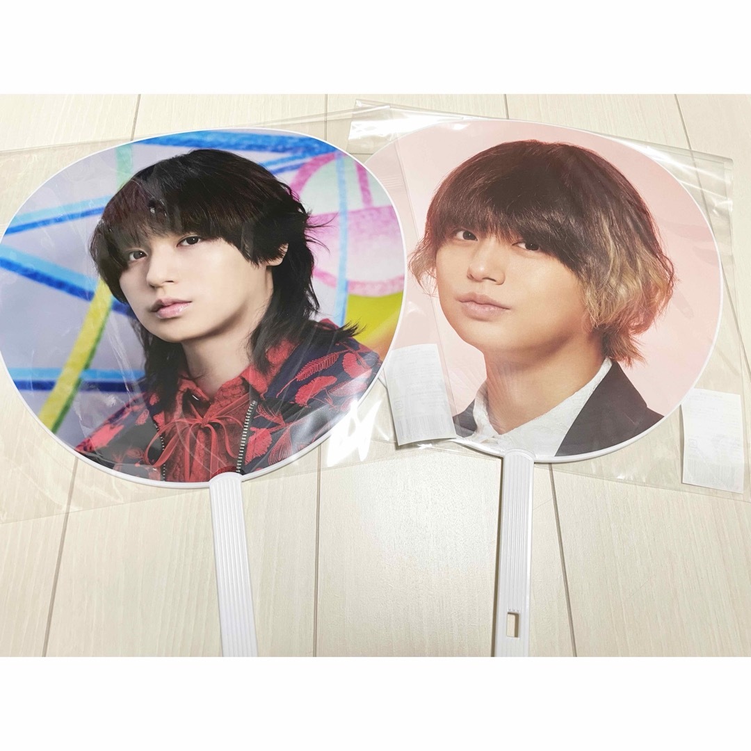 Hey! Say! JUMP(ヘイセイジャンプ)の伊野尾慧 Hey!Say!JUMP うちわ 15th H + エイチ エンタメ/ホビーのタレントグッズ(アイドルグッズ)の商品写真