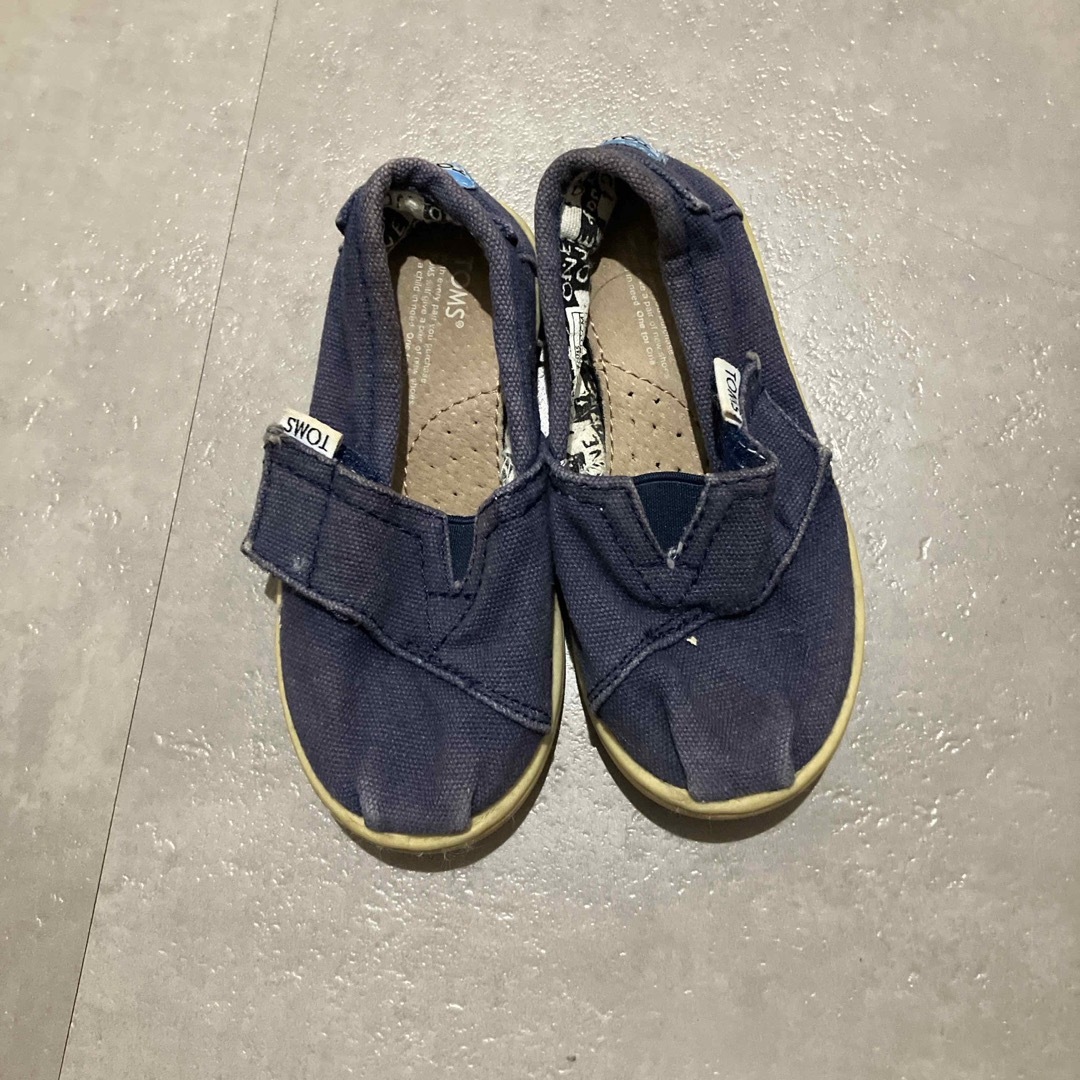 TOMS(トムス)のトムスベビーシューズ14cm キッズ/ベビー/マタニティのベビー靴/シューズ(~14cm)(スリッポン)の商品写真