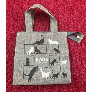 カルディ　KALDI 猫の日バッグ　グレー(トートバッグ)