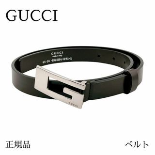 GUCCI - GUCCI(グッチ) ベルト ダブルG スリムベルト 409417 黒 GUCCI - GUCCI(グッチ) ベルト ダブルG スリムベルト 409417 黒