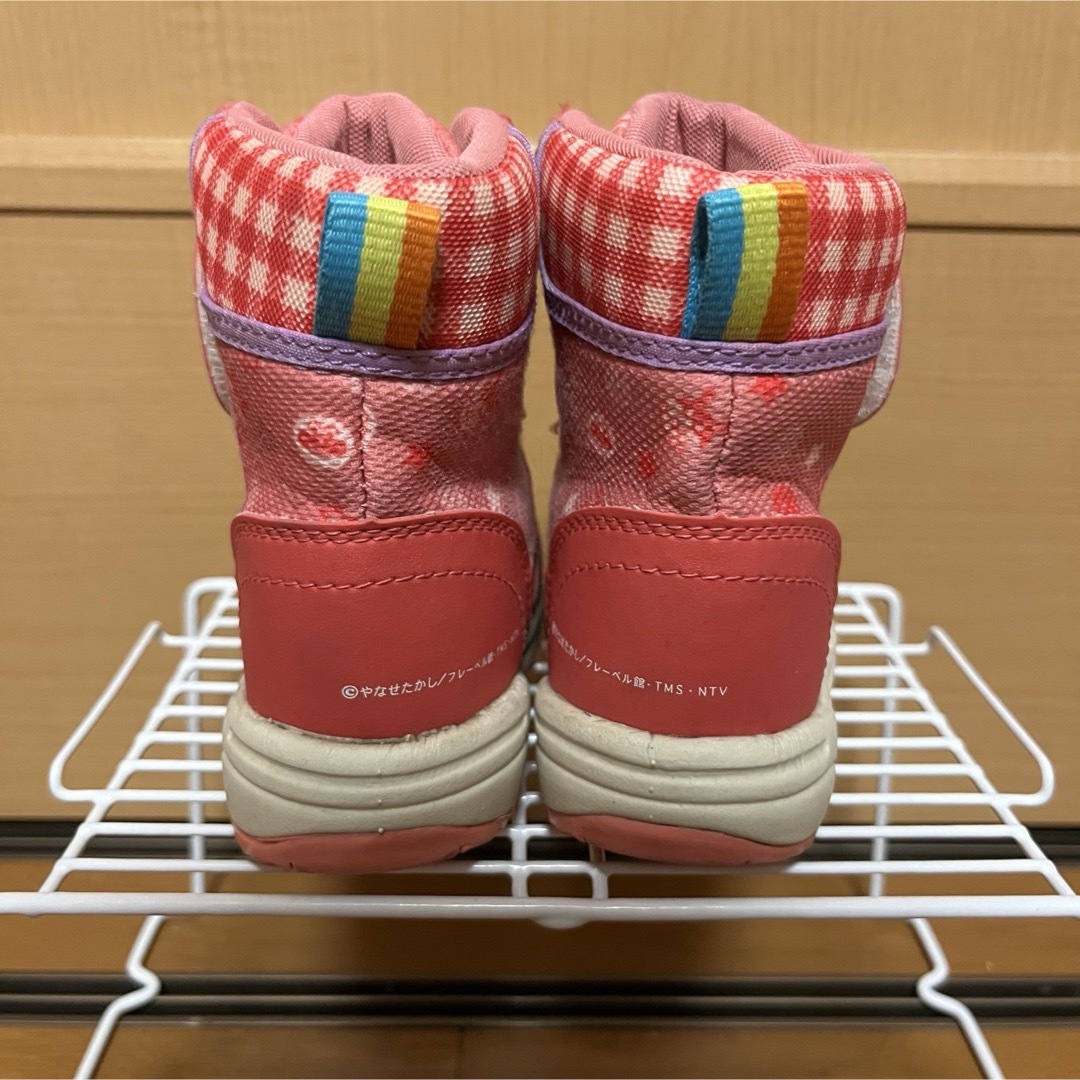 アンパンマン(アンパンマン)のスパイク付きアンパンマン スノーブーツ13cm キッズ/ベビー/マタニティのベビー靴/シューズ(~14cm)(ブーツ)の商品写真