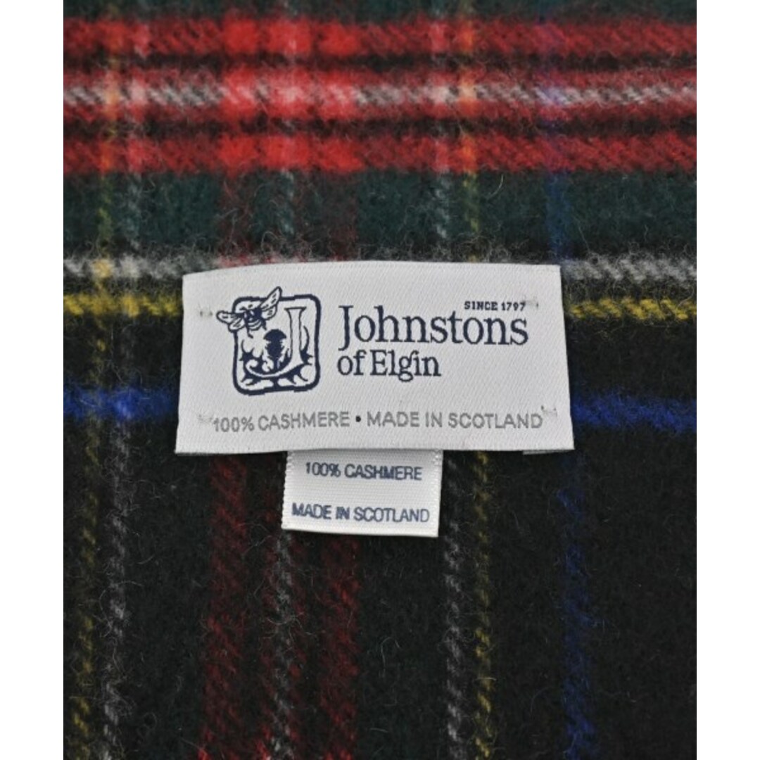 Johnstons of Elgin ネイビー マフラー 108506 Johnstons of Elgin ネイビー マフラー 108506