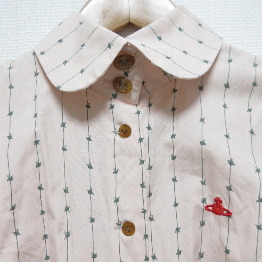 新品】Vivienne Westwood ブラウス シャツ 丸襟 ORB 新品】Vivienne Westwood ブラウス シャツ 丸襟 ORB