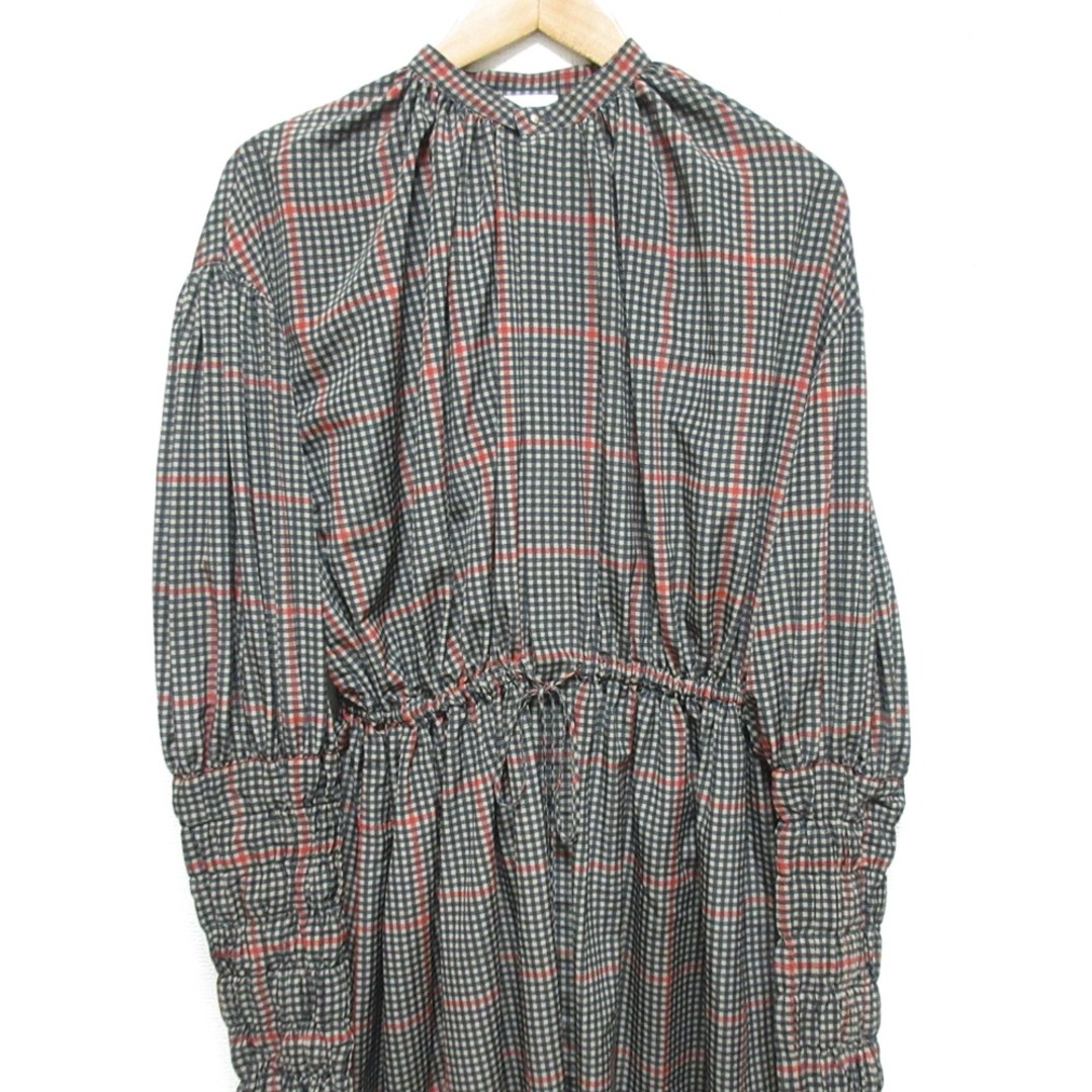 HYKE - 美品 HYKE ハイク Plaid Gathered Dress ギンガム HYKE - 美品 HYKE ハイク Plaid Gathered Dress ギンガム