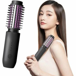 急速加熱 ヒートブラシ コードレス ブラシアイロン ロールブラシアイロン(ヘアアイロン)