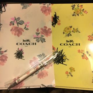 コーチ(COACH)のオトナミューズ付録 コーチ ファイル2点&ボールペンセット(ファイル/バインダー)