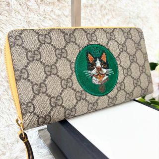 GUCCI - 付属品完備 未使用級 グッチ 長財布 ボスコ 犬 ラウンド GUCCI - 付属品完備 未使用級 グッチ 長財布 ボスコ 犬 ラウンド