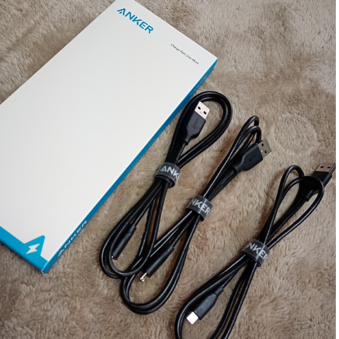 Anker(アンカー)のAnker PowerLine Micro USB ケーブル スマホ/家電/カメラのスマホアクセサリー(その他)の商品写真