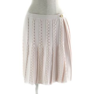CHANEL - 美品 正規品 CHANEL シルク混 ひざ丈スカート 98P S CHANEL - 美品 正規品 CHANEL シルク混 ひざ丈スカート 98P S