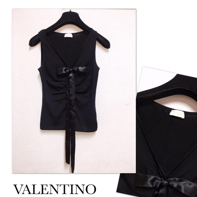 VALENTINO(ヴァレンティノ)のヴァレンティノローマ♥️ルシェルブルー レディースのトップス(カットソー(半袖/袖なし))の商品写真