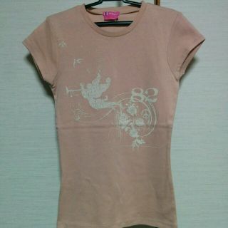 ビーシービージーマックスアズリア(BCBGMAXAZRIA)の【美品】Tシャツ★ピンク(Tシャツ(半袖/袖なし))