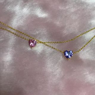 シロップ(syrup.)のHeart Stone ネックレス A Rose Marie seoir(ネックレス)