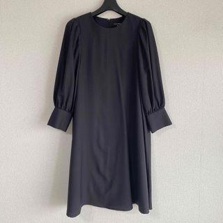 ロートレアモン(LAUTREAMONT)のロートレアモン 黒 ブラック ロングワンピース 36 ストレッチ DMW(ロングワンピース/マキシワンピース)