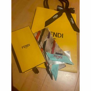 FENDI - フェンディ FENDI ラッピー バンドスカーフ FXT011 FENDI - フェンディ FENDI ラッピー バンドスカーフ FXT011