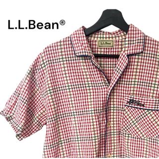 L.L.Bean - エルエルビーン タータンチェック XL グレー ボタン L.L.Bean - エルエルビーン タータンチェック XL グレー ボタン