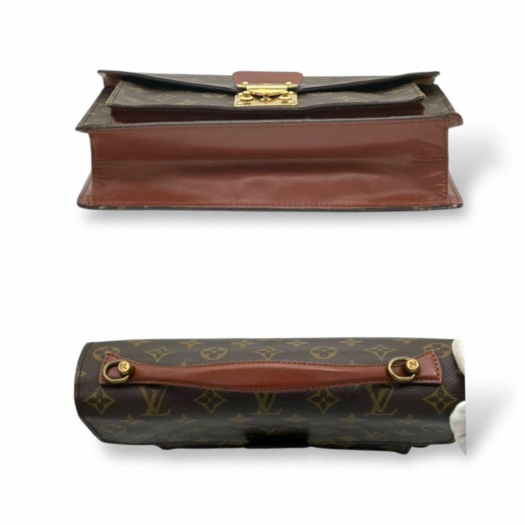LOUIS VUITTON - 鑑定済 ルイヴィトン モンソー 2way ビジネス LOUIS VUITTON - 鑑定済 ルイヴィトン モンソー 2way ビジネス