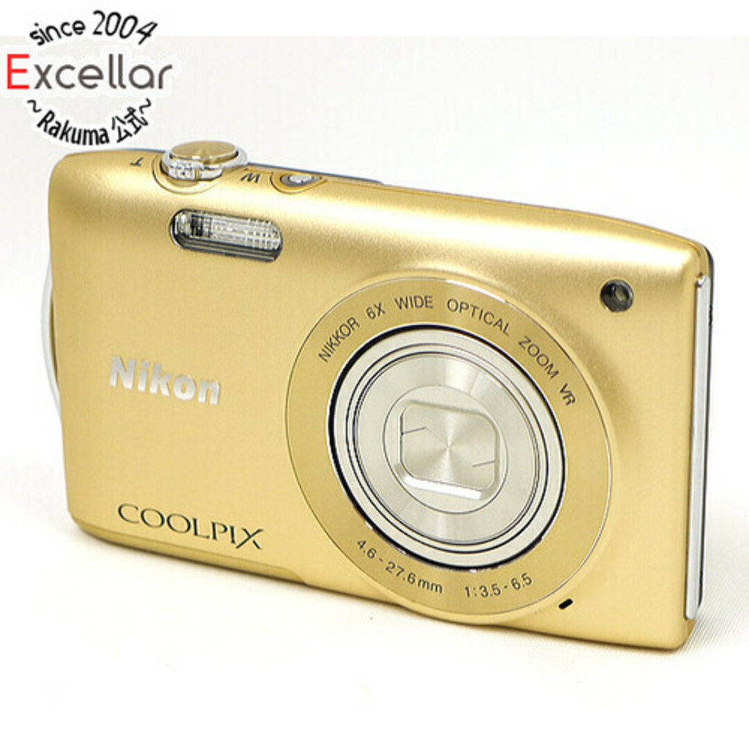 Nikon - Nikon製 デジカメ COOLPIX S3300 ゴールド/1600万画素 Nikon - Nikon製 デジカメ COOLPIX S3300 ゴールド/1600万画素