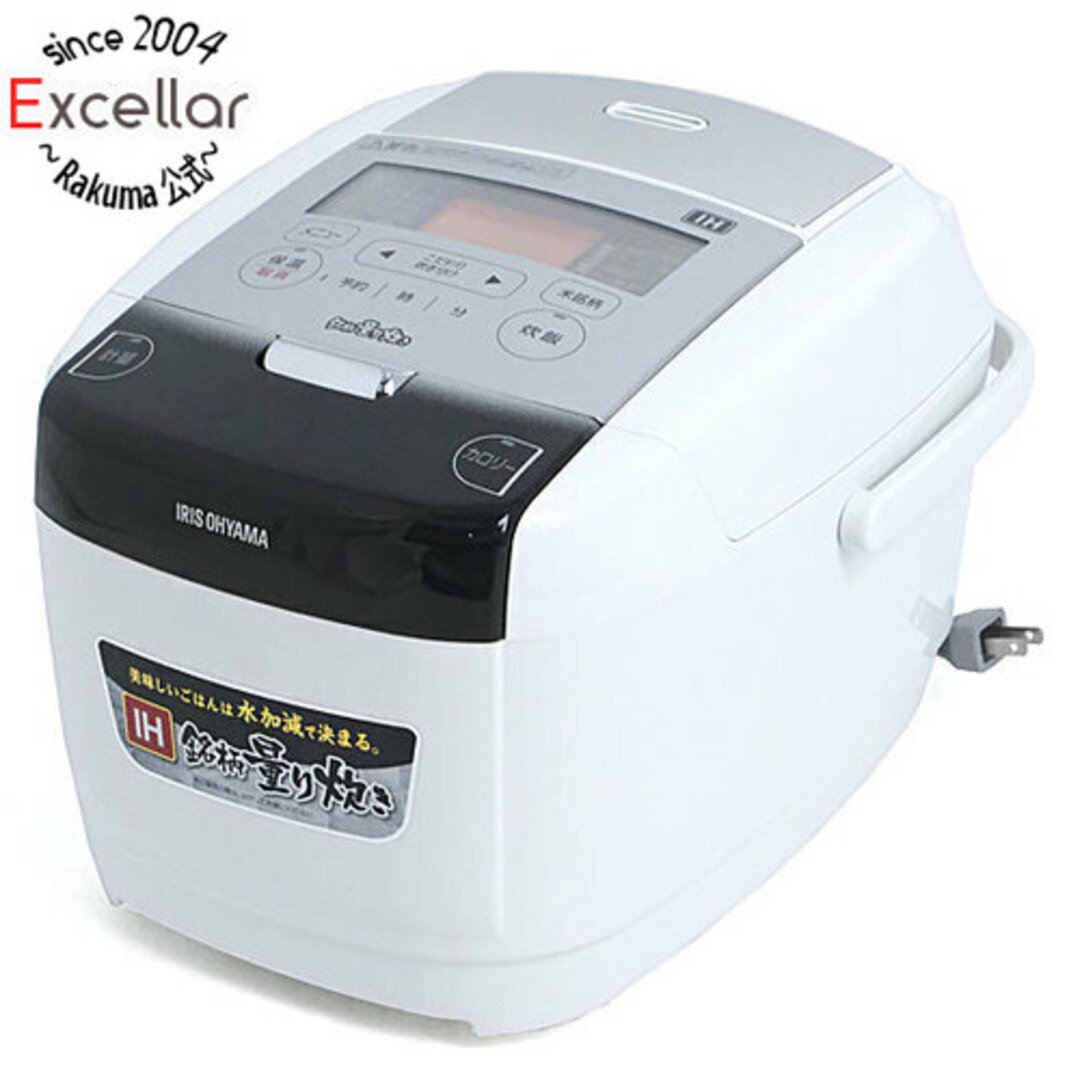 アイリスオーヤマ(アイリスオーヤマ)のアイリスオーヤマ IHジャー炊飯器 銘柄量り炊き 5.5号 RC-IC50-W スマホ/家電/カメラの調理家電(炊飯器)の商品写真