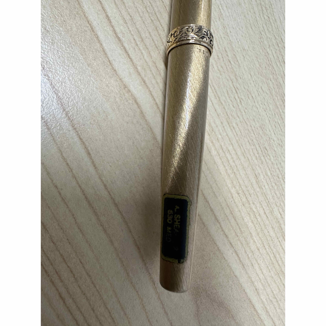 米国SHEAFFER 製ゴールド 万年筆とボールペンセット インテリア/住まい/日用品の文房具(ペン/マーカー)の商品写真