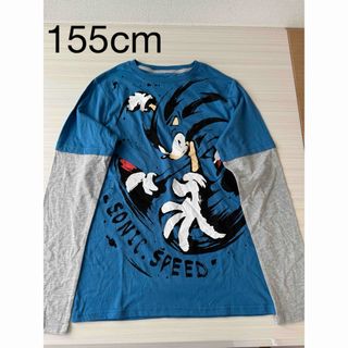 未使用　ソニック　長袖Tシャツ　男の子　ロンT 150cm160cm(Tシャツ/カットソー)