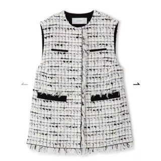 ADORE - 美品 24SS アドーア ツィーディーニットベスト バイ ADORE - 美品 24SS アドーア ツィーディーニットベスト バイ