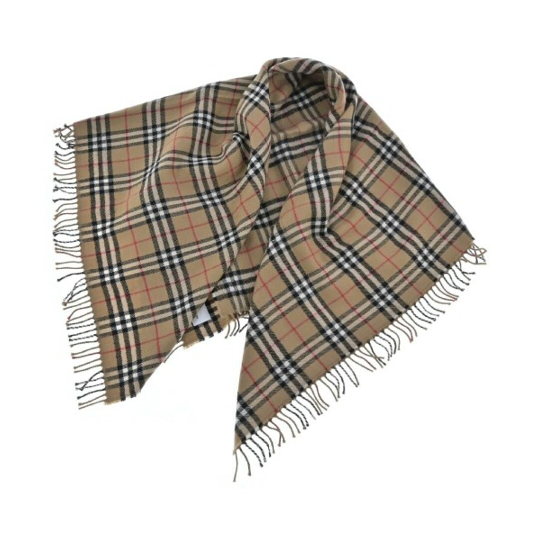 BURBERRY - BURBERRY バーバリー マフラー - 茶x白x黒等 BURBERRY - BURBERRY バーバリー マフラー - 茶x白x黒等
