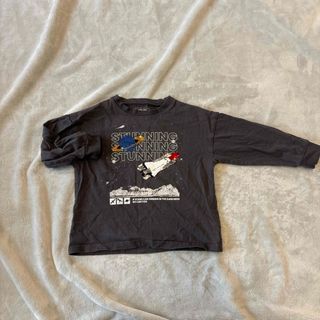 グローバルワーク(GLOBAL WORK)のロンT/長袖/スパンコール/絵が変わる/110cm/スペース柄(Tシャツ/カットソー)