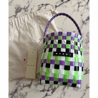 MARNI(かごバッグ/ストローバッグ ・ ホワイト/白色系)の MARNI(かごバッグ/ストローバッグ ・ ホワイト/白色系)の