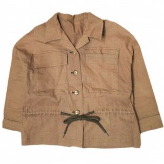 ODORANTES オドラント ビッグポケットジャケット 669-9116009 S ブラウン ナノユニバース アウター【中古】【ODORANTES】(ブルゾン)