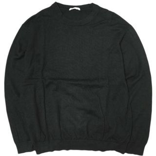 ユナイテッドアローズ(UNITED ARROWS)のUNITED ARROWS ユナイテッドアローズ ASIC ハイゲージ クルーネック 1113-106-4611 M ブラック セーター シーアイランドコットン ニット トップス【中古】【UNITED ARROWS】(ニット/セーター)