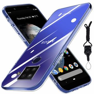 AQUOS sense4 plusケース クリア 耐衝撃 TPU 透明 衝撃吸収(その他)