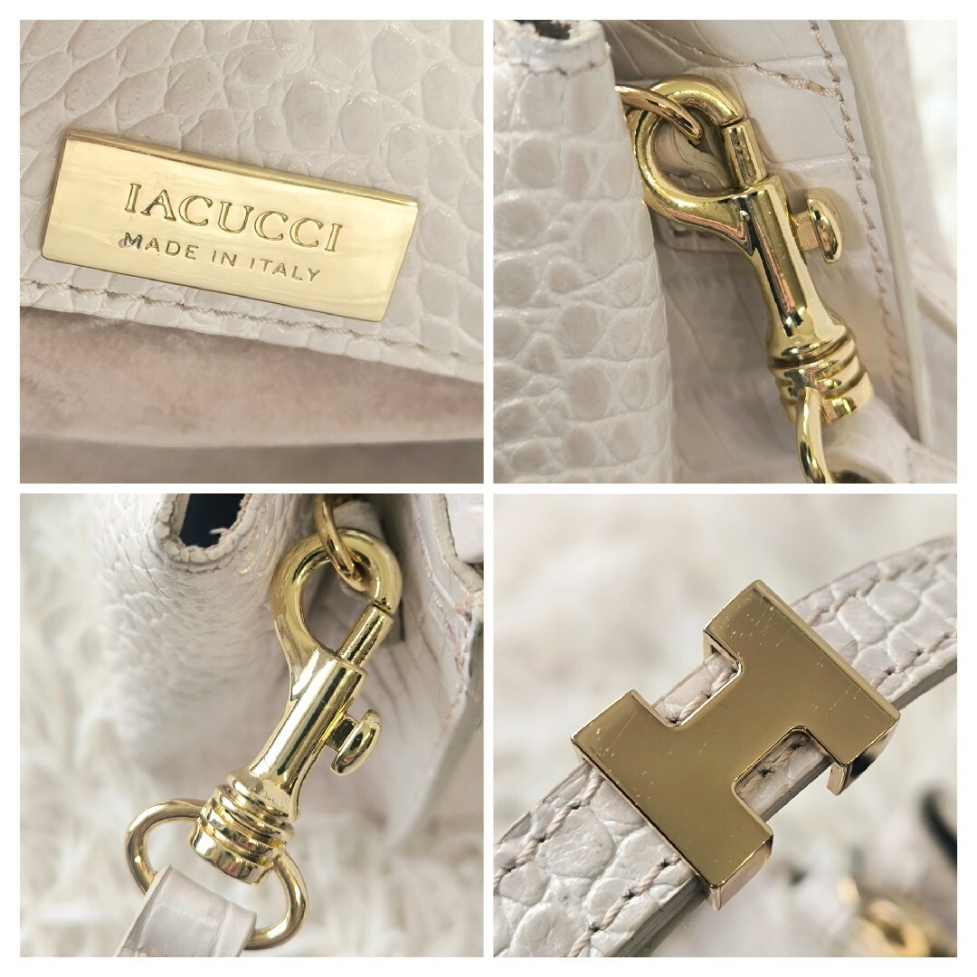 IACUCCI(イアクッチ)のIACUCCI イアクッチ ベラールS クロコ 2way ショルダーバック レディースのバッグ(ショルダーバッグ)の商品写真